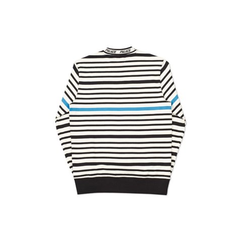 Palace LOGO NECK TOP WHITE / BLACK - Colorway