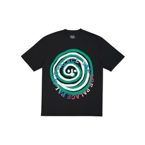 Palace CURLY SWIRLY T-SHIRT BLACK