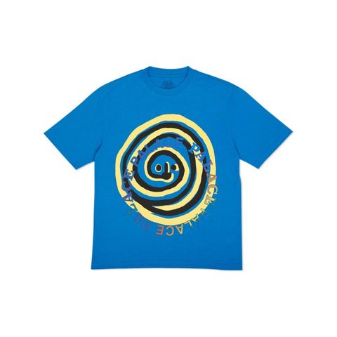 Palace CURLY SWIRLY T-SHIRT BLUE