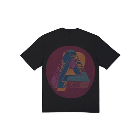 Palace MULTI P T-SHIRT BLACK - Colorway