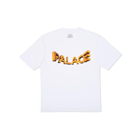 Palace WARP FONT T-SHIRT WHITE