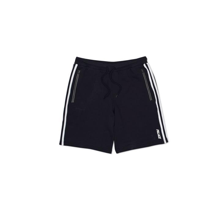 ADIDAS PALACE TRACK SHORTS BLACK / WHITE