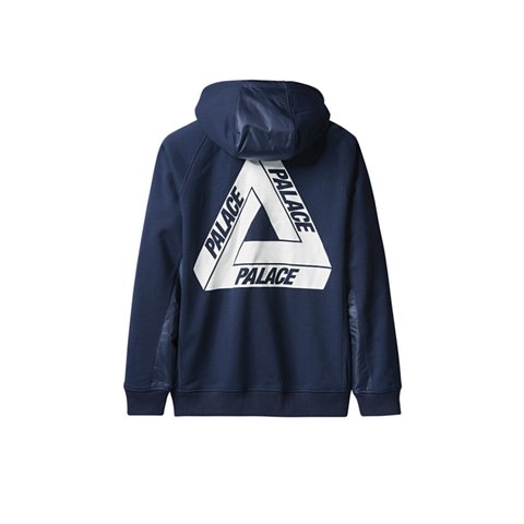 Palace ADIDAS PALACE FRENCH TERRY HOOD NIGHT INDIGO / WHITE - Colorway