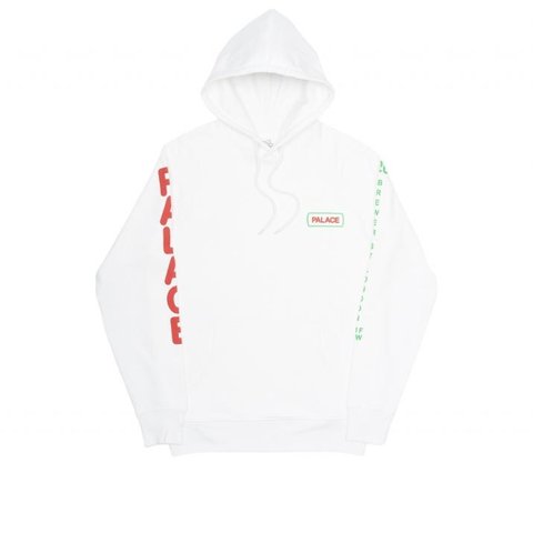 Palace CAVEMAN HOOD WHITE