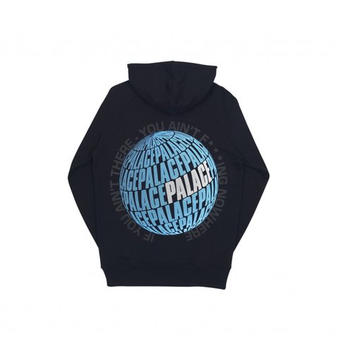Palace IF YOU AIN'T THERE HOOD BLACK - Colorway