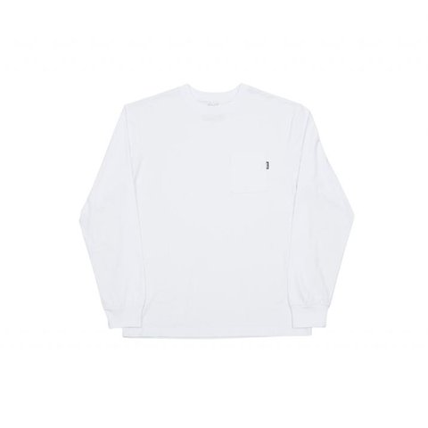 Palace POCKET LONGSLEEVE WHITE