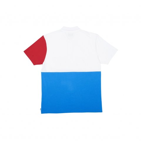 PIQUE POLO RED/WHITE/NAVY