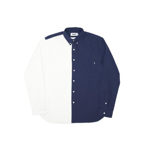 Palace BOOJIE SHIRT NAVY/WHITE 2 TONE OXFORD