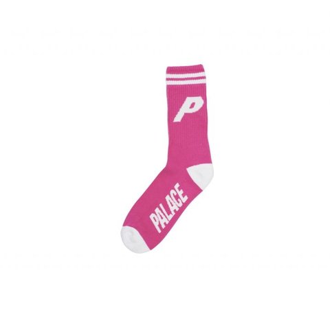 P SOCKS FLURO PINK