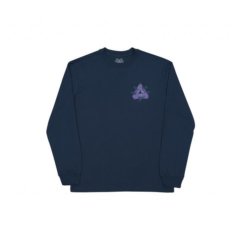 Palace TRI-SPACED LONGSLEEVE NAVY
