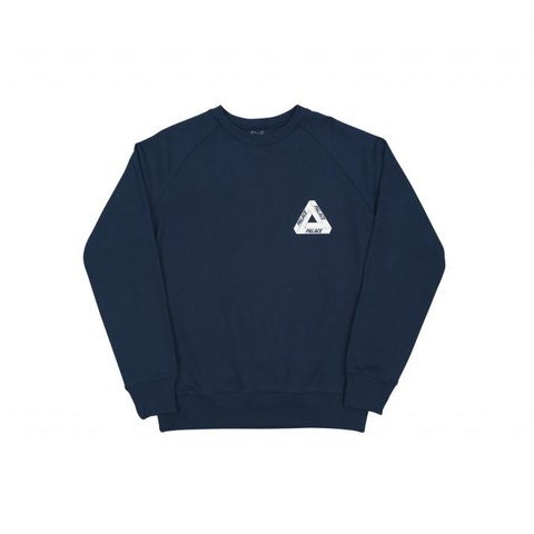 Palace TRI-FERG CREW NAVY