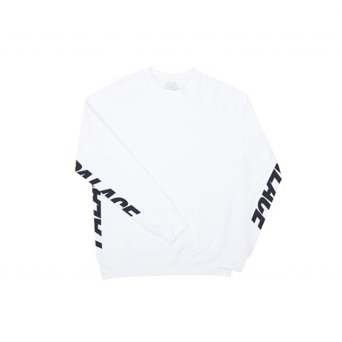 PANELED CREW WHITE