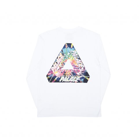 Palace TRI-WORKS L/S T-SHIRT WHITE - Colorway