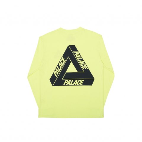 Palace TRI-FERG L/S T-SHIRT FLURO YELLOW - Colorway