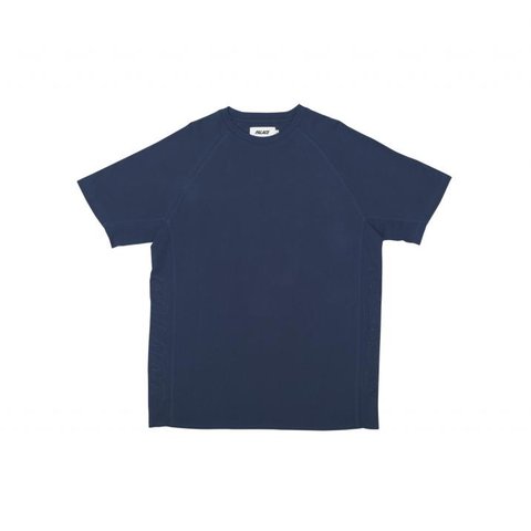 Palace PIQUE PANELED SHORTSLEEVE NAVY