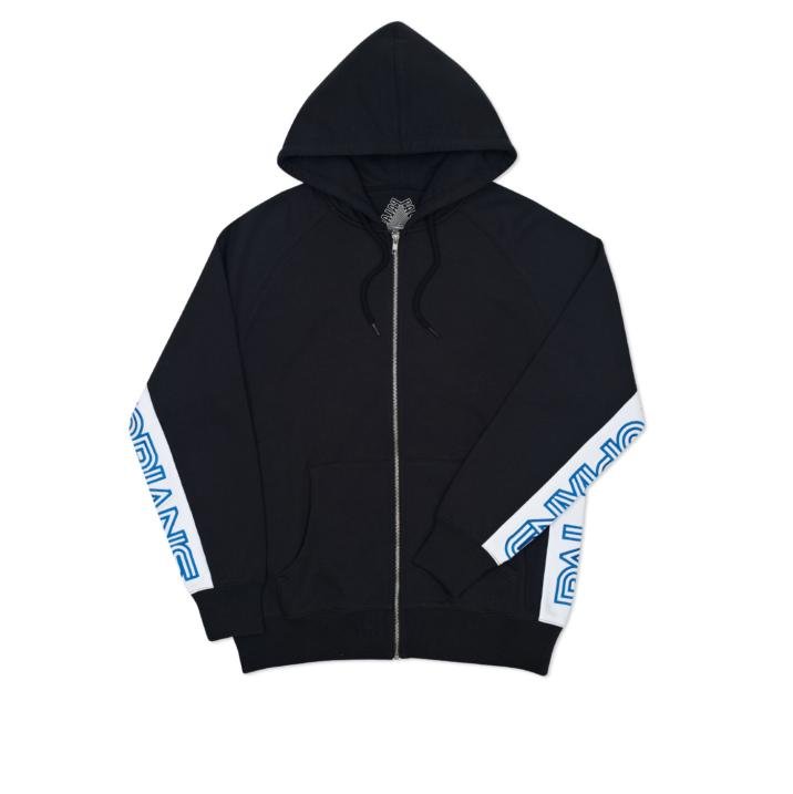 PALACE UTOPIANS SPORT ZIP HOOD BLACK