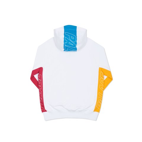Palace QUARTER ZIP HOOD WHITE - Colorway