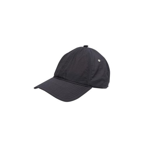 COATED NYLON 6-PANEL BLACK