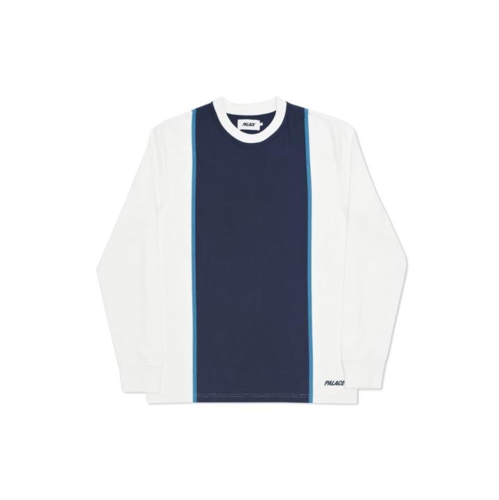 FAST STRIPE CREW WHITE / NAVY