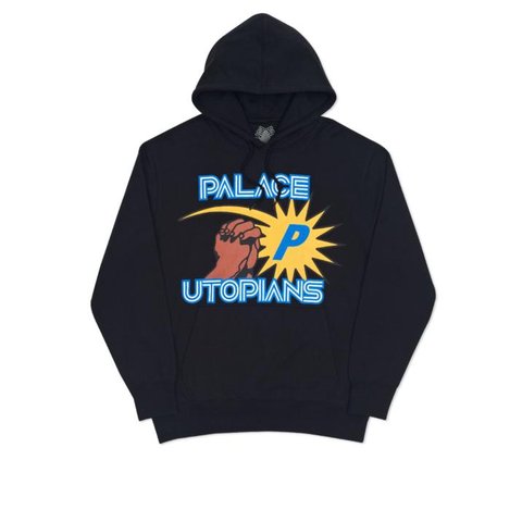 PALACE UTOPIANS HOOD BLACK