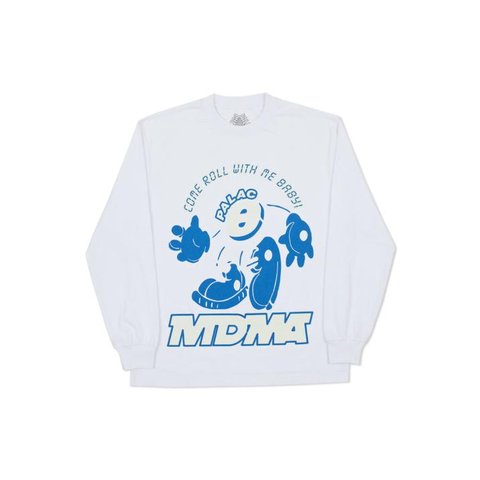 MDMAZING LONGSLEEVE WHITE