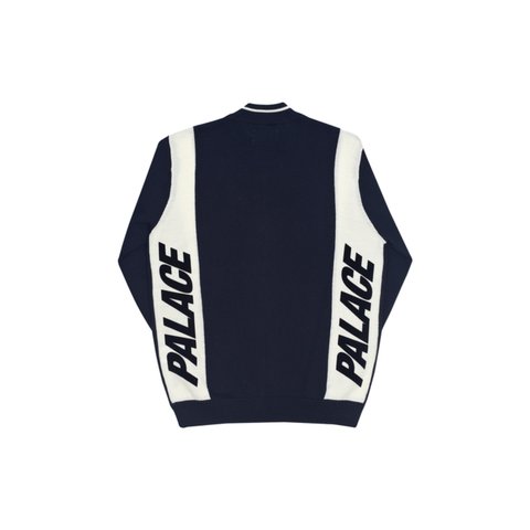 FONT ZIP KNIT BLACK / WHITE
