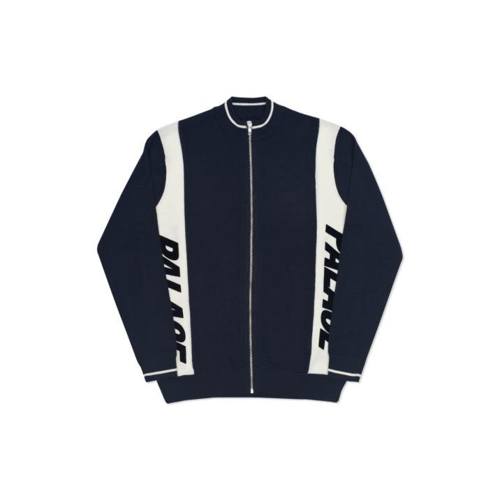 FONT ZIP KNIT BLACK / WHITE