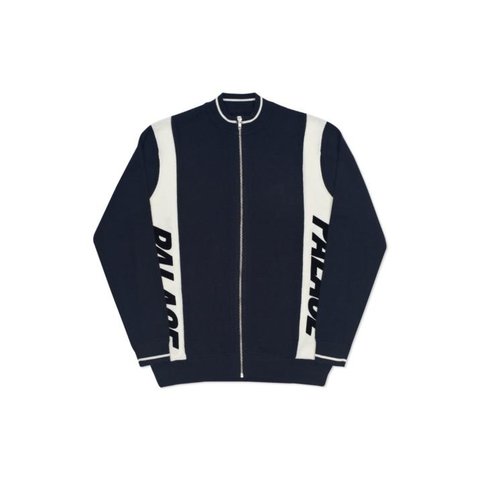FONT ZIP KNIT BLACK / WHITE