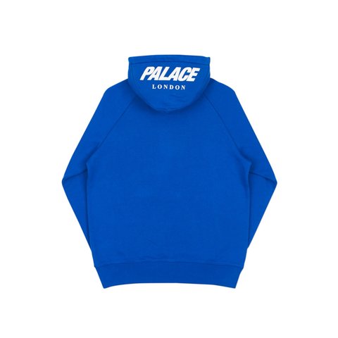 Palace CUSTOM 1/4 ZIP HOOD ROYAL - Colorway