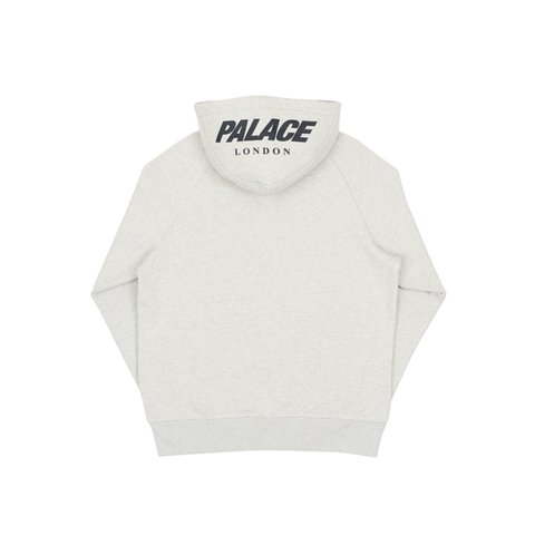 Palace CUSTOM 1/4 ZIP HOOD GREY MARL - Colorway