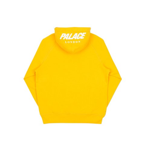 Palace CUSTOM 1/4 ZIP HOOD YELLOW - Colorway