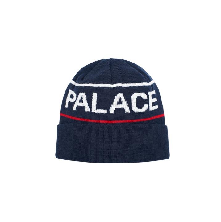 PALACE HANDLE BEANIE NAVY