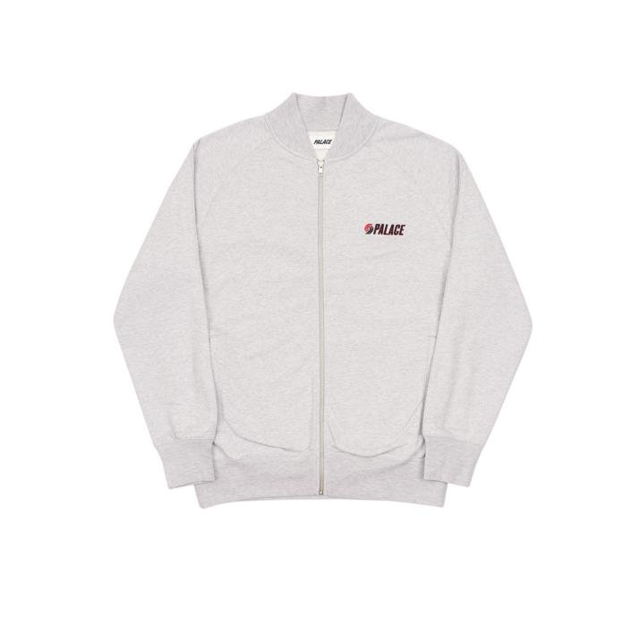 BLAZED ZIP BOMBER GREY MARL