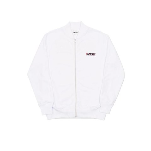 BLAZED ZIP BOMBER WHITE