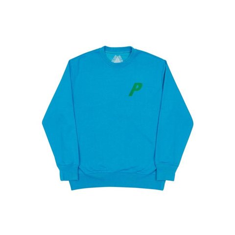 FLOCKA P CREW TEAL BLUE