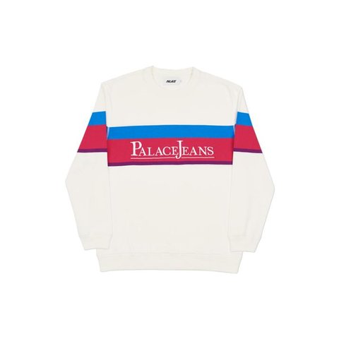 Palace PALACE JEANS CREW WHITE