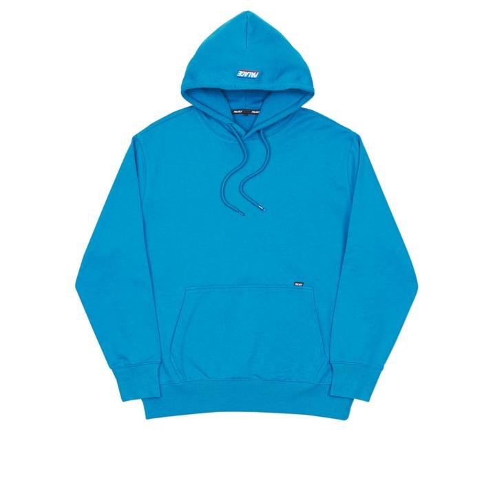BASICALLY A HOOD TEAL BLUE
