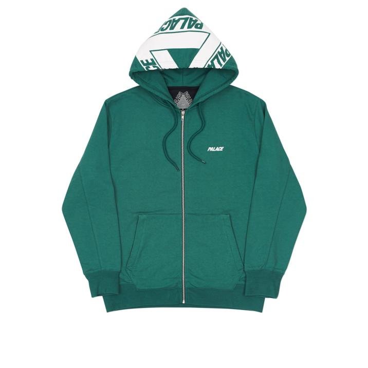 BIG TRI-FERG ZIP HOOD DARK GREEN