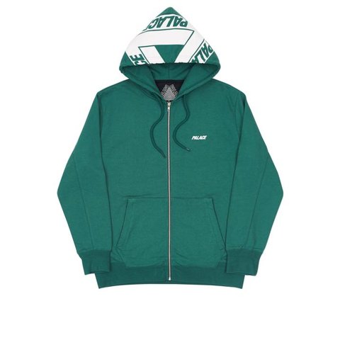 Palace BIG TRI-FERG ZIP HOOD DARK GREEN