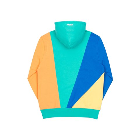 Palace SECTION HOOD GREEN / BLUE / ORANGE - Colorway