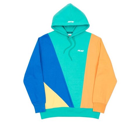 Palace SECTION HOOD GREEN / BLUE / ORANGE