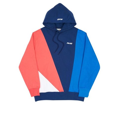 Palace SECTION HOOD NAVY / RED / WHITE