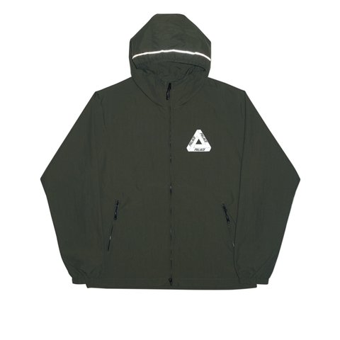Palace 3M CRANK JACKET OLIVE - Colorway