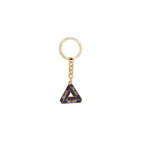 Palace TRI-FERG KEYRING PURPLE / GOLD