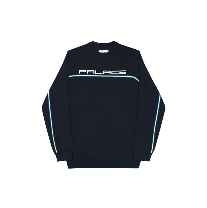 FADER PIPE KNIT BLACK / CYAN
