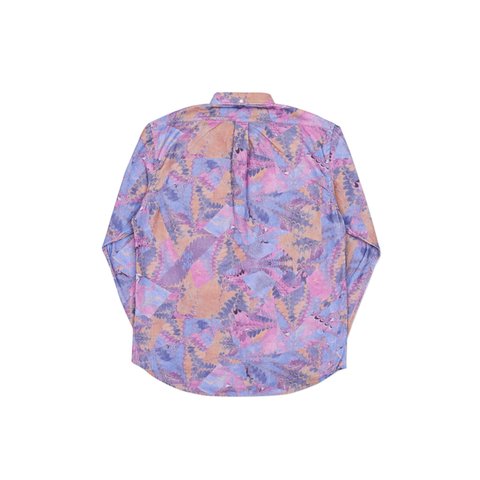 Palace WARP PATTERN SHIRT PURPLE - Colorway