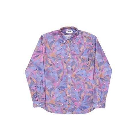 Palace WARP PATTERN SHIRT PURPLE