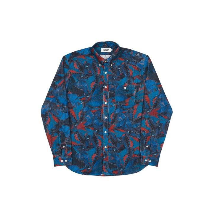 WARP PATTERN SHIRT TEAL