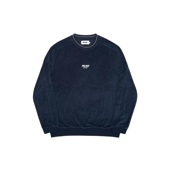 VELOUR CREW BLUE