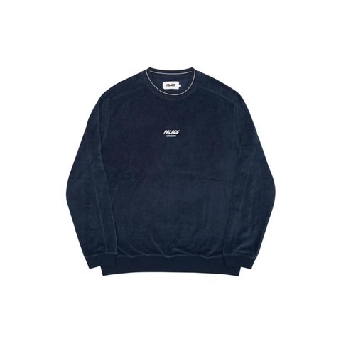 Palace VELOUR CREW BLUE